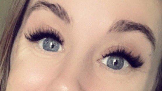 Eyelashes done by Tony