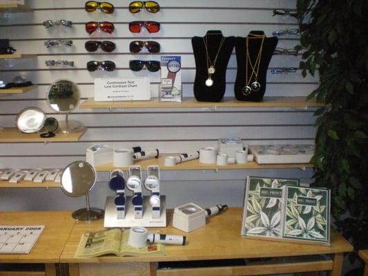 Magnifiers, Sun Shields, Dome Magnifiers, Monoculars, Magnifying Mirrors