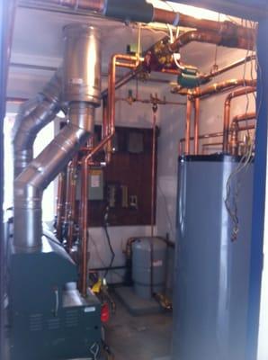 boiler room complete install