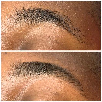 Brow wax & shaping