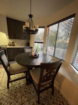 We were able to find cabinets that matched our existing furniture!