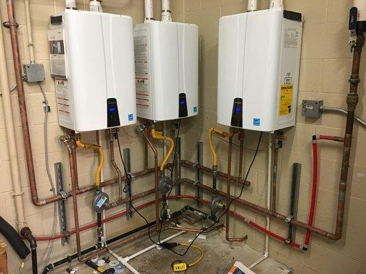 Tankless waterheater Installation at Rockwall Animal Shelter