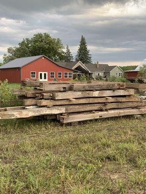 Barn wood beams for all your projects