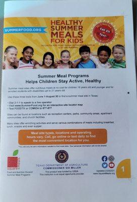 Healthy summer meals for kids