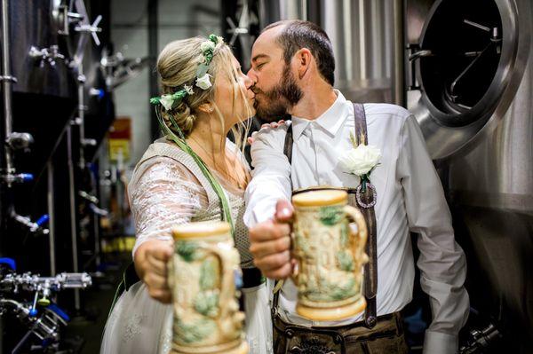 Updo on the bride