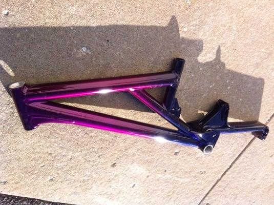 Custom Fade Bicycle Frame