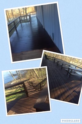 Stained decks by Juan's Painting LLC