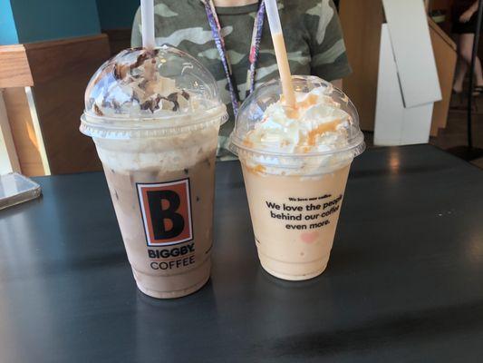 Mocha nut & orange cream freeze