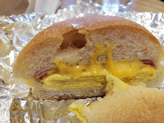 Taylor ham egg and cheese $5.33