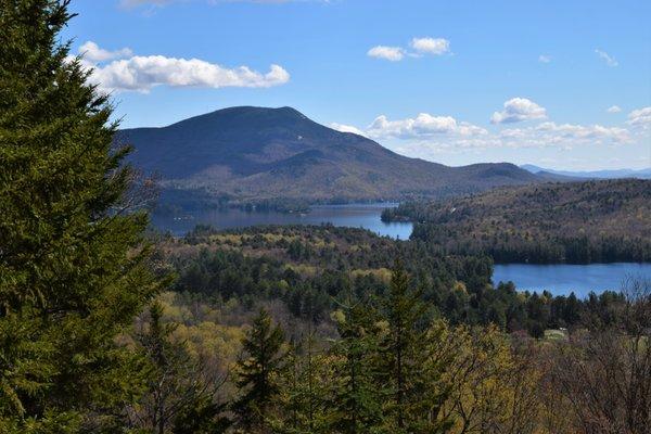 View of Blue Mountain Lake in the Adirondacks