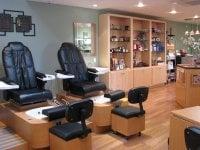 The Spa Shoppe: Nails, Reception, Dermalogica, GM Collin, Colorescience, Spa Ritual and more.