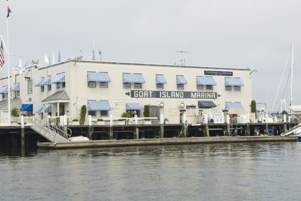 Goat Island Marina and fuel dock