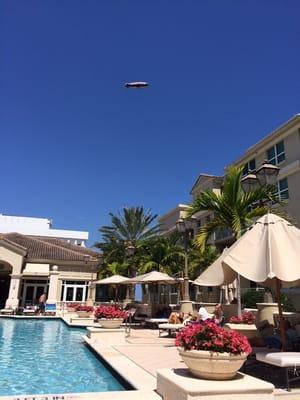 And the blimp