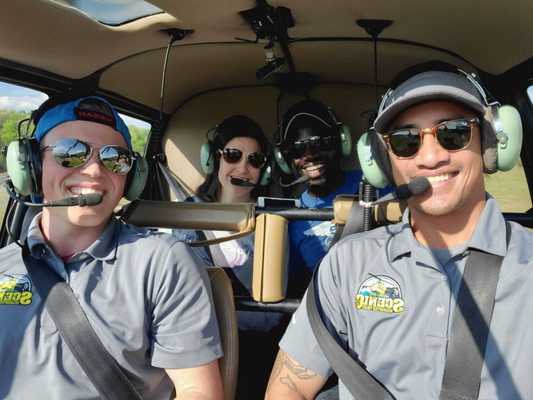 Rico on the left & another pilot in training plus.