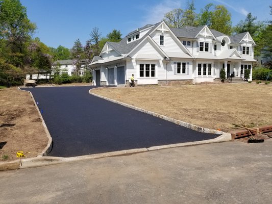 Nice driveway paving job in Woodcliff Lake , NJ