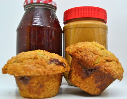 Peanut Butter and Jelly Muffin