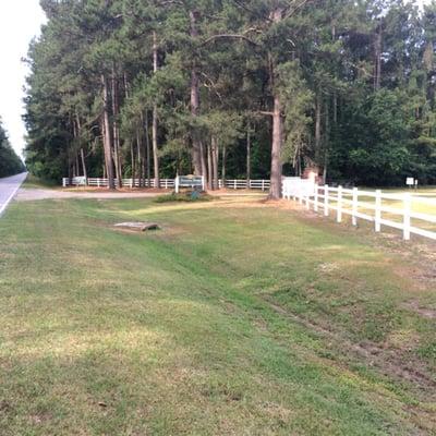 I'm the first to show up at beautiful Broxton Bridge Plantation skeet shoot with our customers today.