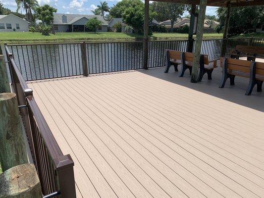 Gazebo Deck and Railing