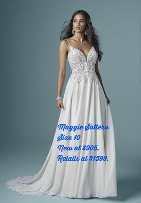 We receive discontinued gowns from other Bridal Shops.