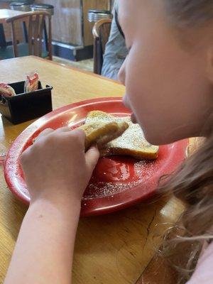 French toast and chocolate milk for the win!