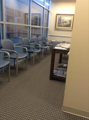 Cozy waiting room.  He's in a Cook Children a Hospital building complex, so don't be thrown off trying to find it