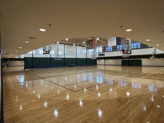 2 Full-Length Basketball Courts