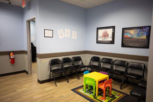 Parra Pediatrics kids waiting area