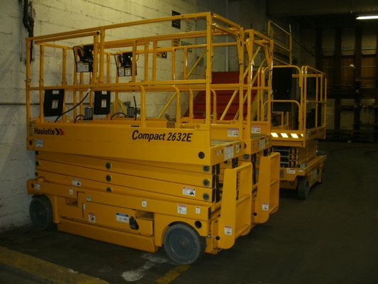 Scissor lifts also available to rent or purchase.