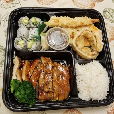 Chicken teriyaki bento box