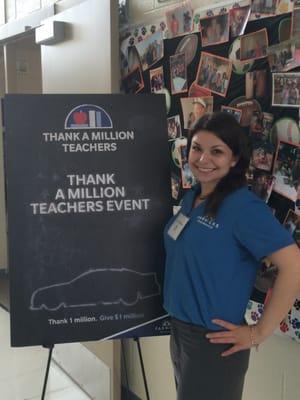 Farmers Insurance Thanks a Million Teachers campaign has helped schools & teachers all over the nation!