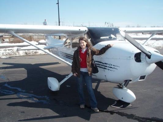 at the airport