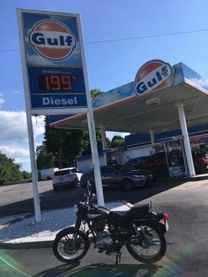 Cheapest gas I saw all day in Ohio ...