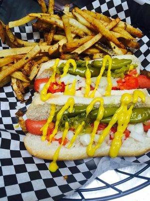 Saturday's Special - 2 Vienna Beef Dogs with fries $5