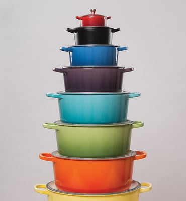 Le Creuset enameled cast iron