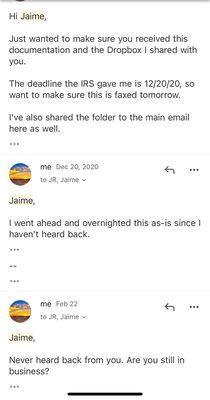 Email thread