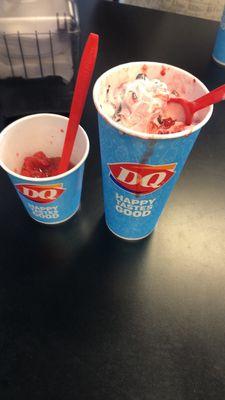 Strawberry Original Blizzard Flavour Treats