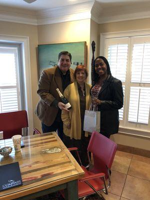 Closing with my new home owners Theresa & Mike M. They are a great couple and I have enjoyed the journey to homeownership with them.