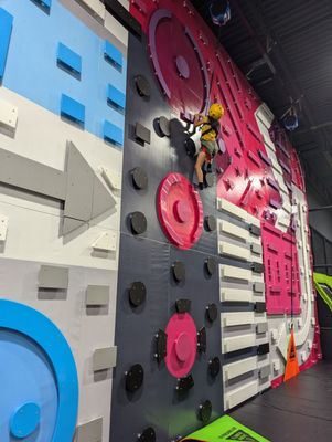 Walls for climbing. Kids only.