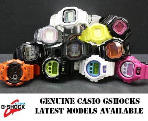 Latest Casio GShocks always in stock!