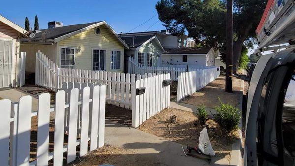 Front Fence installation and Painting