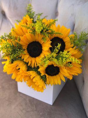 Beautiful Sunflower Box