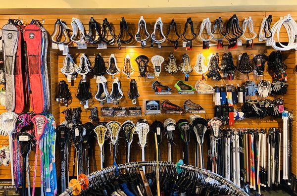 Our Women's lacrosse selection includes; Under Armour, STX, Nike, StringKing, EastCoast Dyes, Maverik, True, and LaxPocket.