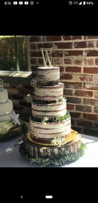 4 tier Red Velvet Wedding Cake.