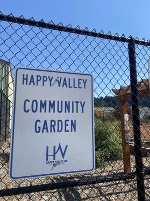 A community garden