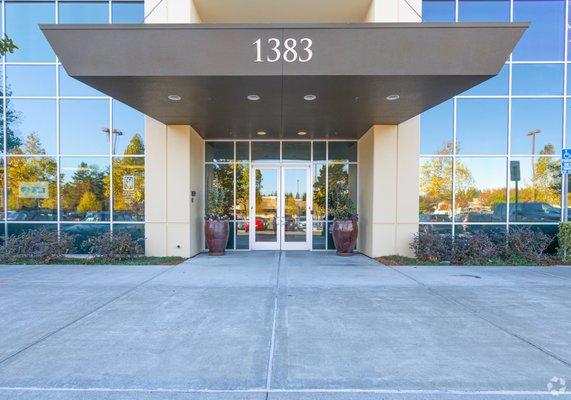 Entrance to 1383 North McDowell - Redwood Business Center