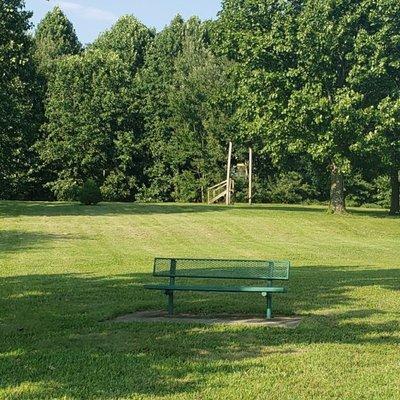 aerial disc golf hole...18 hole course