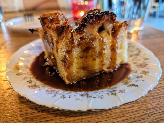 Caramel Bread Pudding. $15.