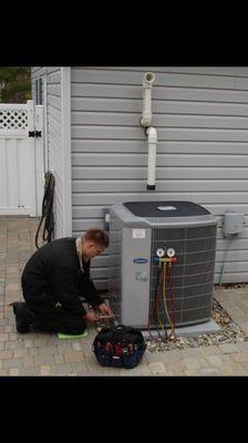 All heat pumps needs a tune up at least twice per year