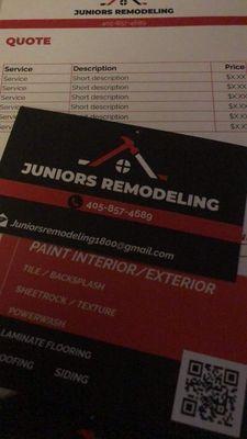 Juniors Remodeling