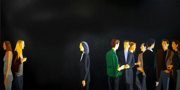 Alex Katz; Ada's Garden; 2000; oil on canvas